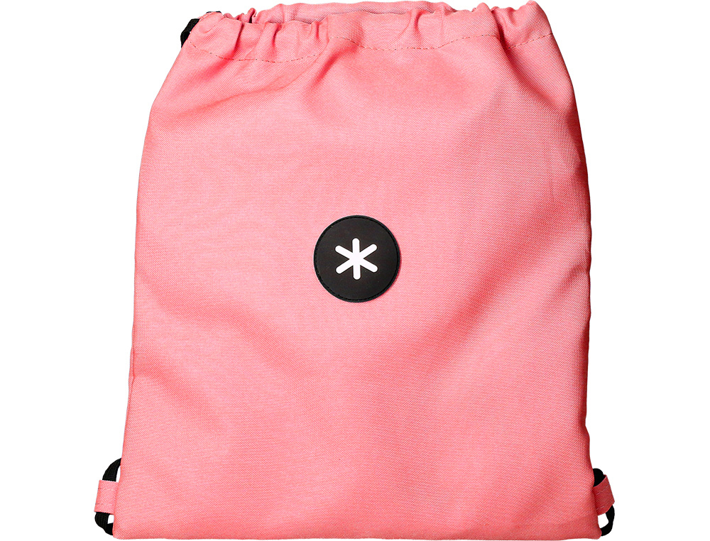 SACO PLANO ANTARTIK BOLSO INTERIOR COM FECHO COR CORAL 350X400 MM